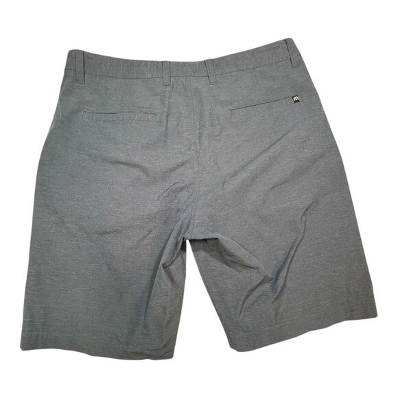 Travis Mathew Men's Flat Front High Rise Bermuda Golf Shorts Gray Size 34 - Picture 3 of 8